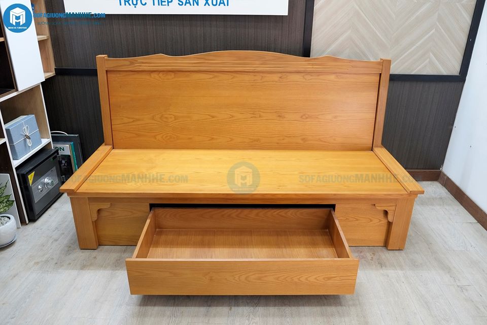 Sofa Giường Đa Năng SG01 - Gỗ Tự Nhiên 100%